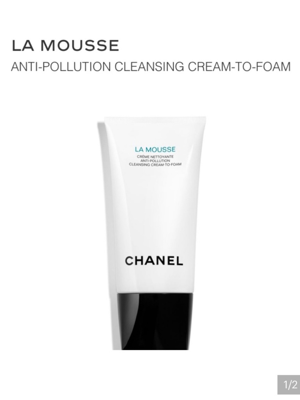 🆕Chanel La Mousse Cleanser Cream-to-foam - 150 ml - sealed